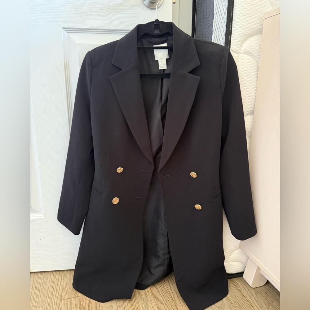 H&M long blazer jacket